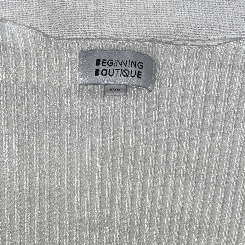 Beginning boutique - front tie long sleeve top - size xxs - Picture 5 of 5